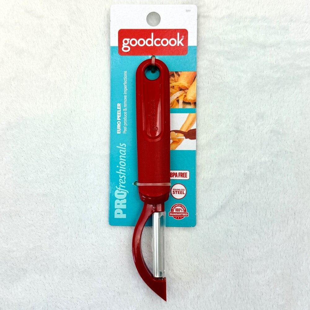 Goodcook Euro Peeler PROfeshionals Stainless Steel Red